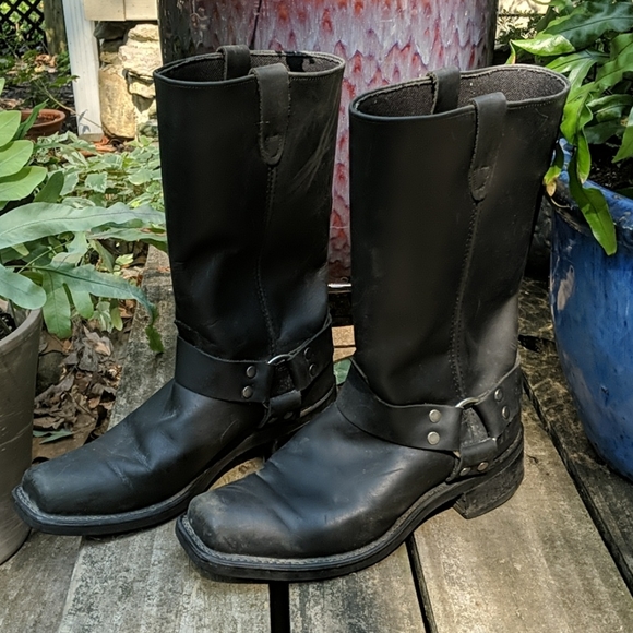 Frye Shoes - FRYE🔥Leather Moto Boots